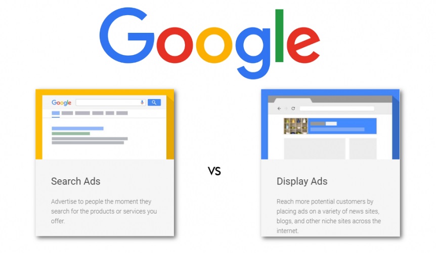 display vs search